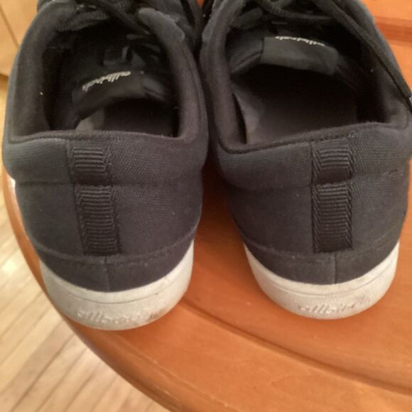 ALLBIRDS WOMENS SIZE 8 NATURAL BLACK CANVAS PACERS SNEAKERS - Picture 9 of 11